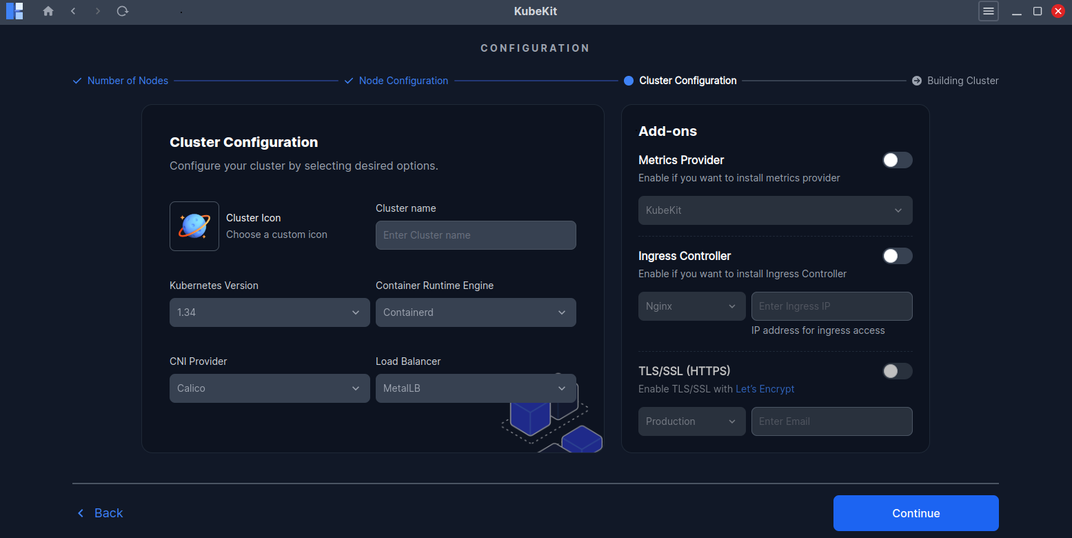Cluster Configuration
