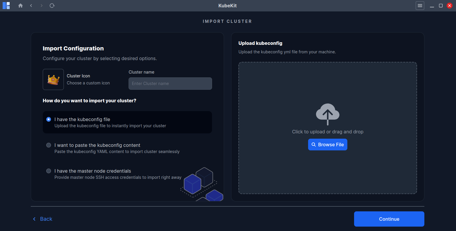 Import Configuration